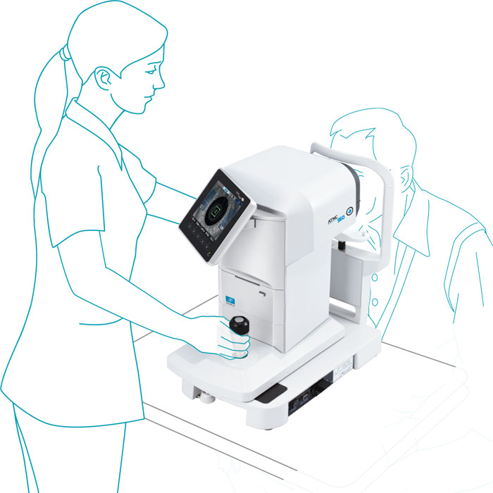 Autorrefrator e Ceratômetro AKR 550 2 Autorrefrator e Ceratômetro AKR 550