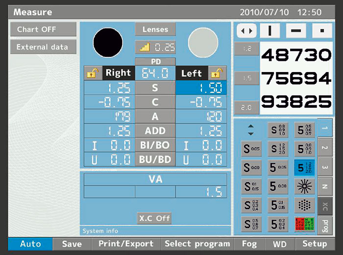 Refrator automático APH 550 6 Refrator automático APH 550
